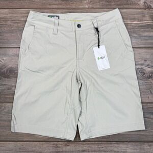 Stio Mens Coburn 10" Shorts Size 30‎ Sediment Beige Technical Stretch Hiking NEW